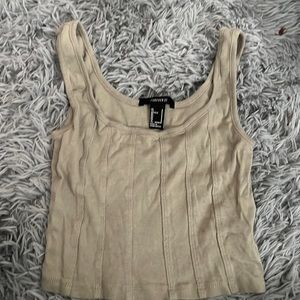 Green/grey crop top. Rarely used still in good condition
